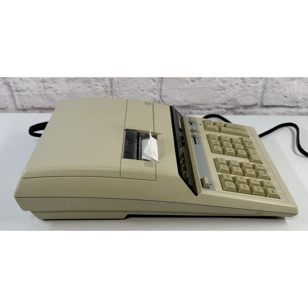 Vintage Monroe 4130 Printing Calculator Classic Retro Office Desktop EXCELLENT